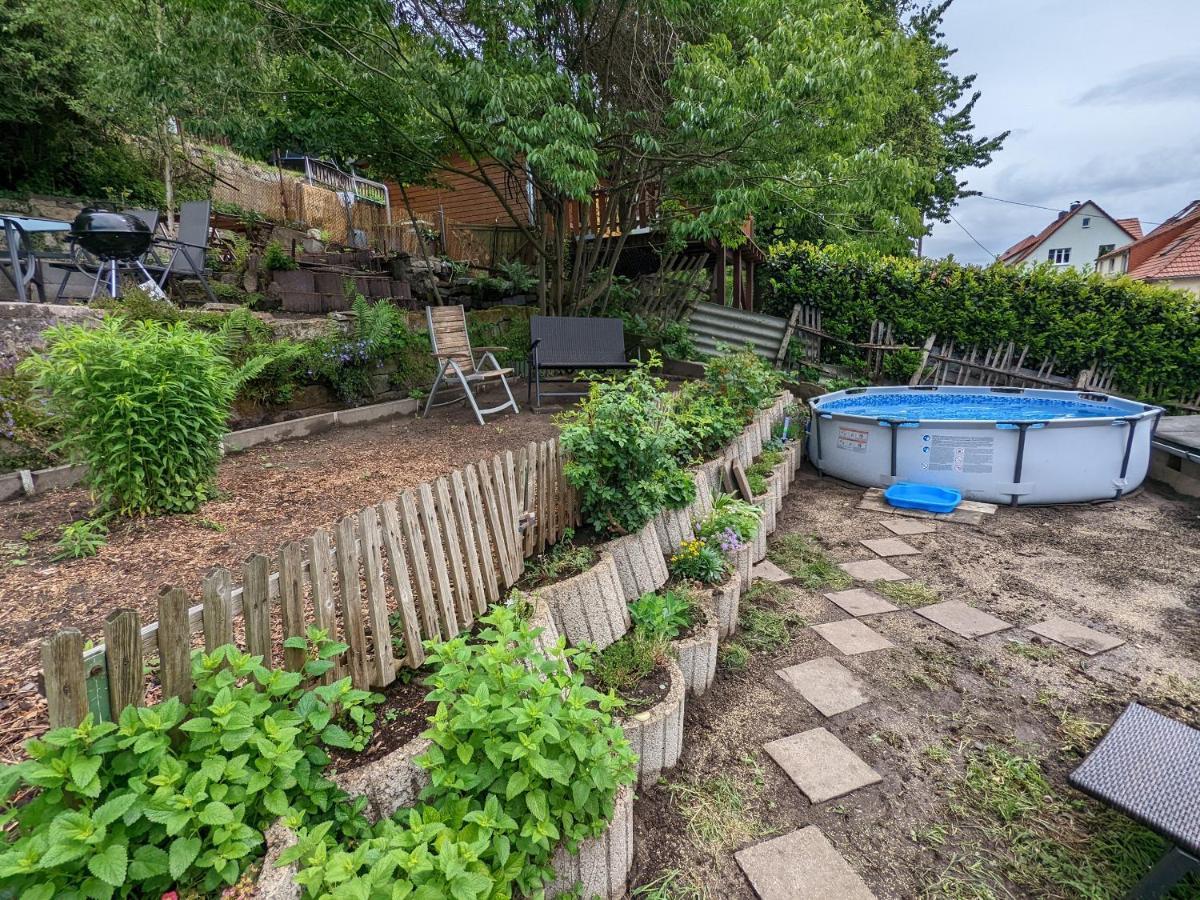 Gemütliche Wohnung - Pool, Garten, Grill, Ausblick - R1 Rathmannsdorf Exterior foto
