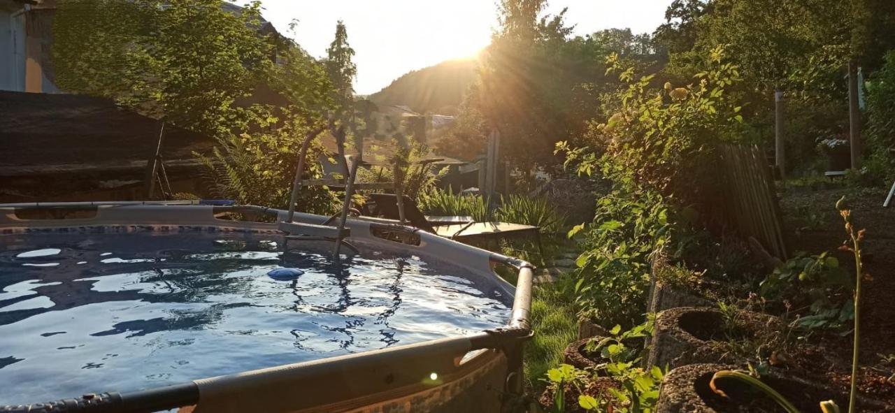 Gemütliche Wohnung - Pool, Garten, Grill, Ausblick - R1 Rathmannsdorf Exterior foto